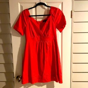 BCBG coral dress. Size 06